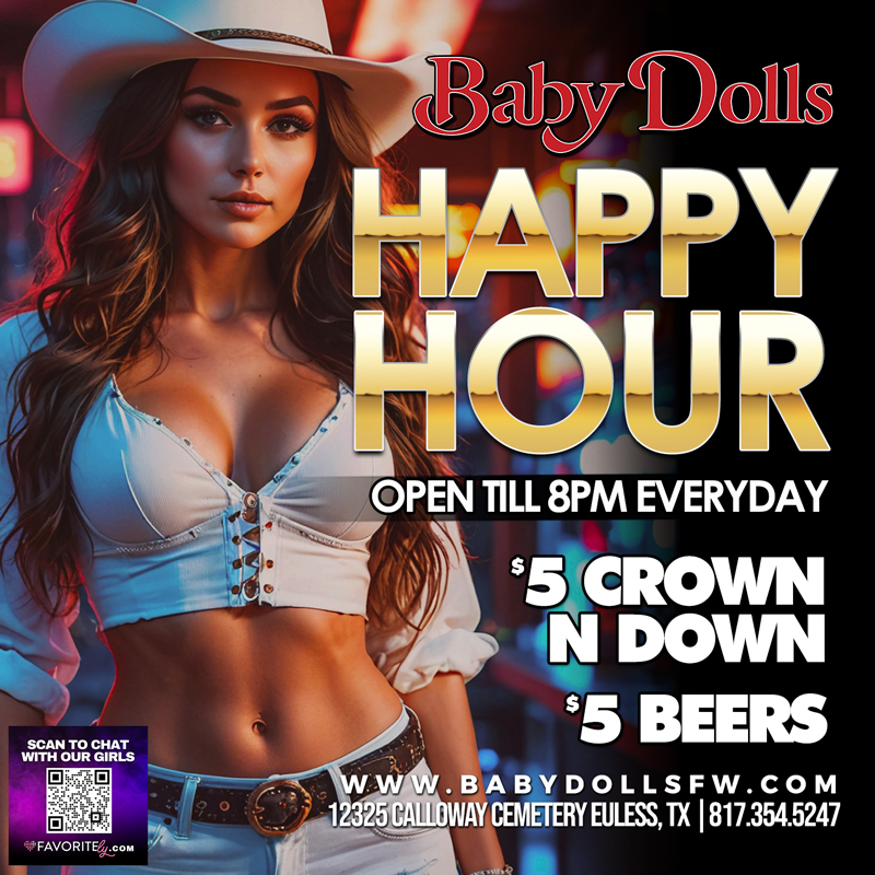 Baby Dolls Ft Worth Happy Hour